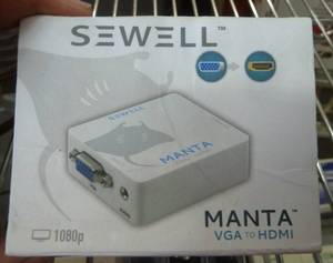 New Sewell VGA to HDMI converter