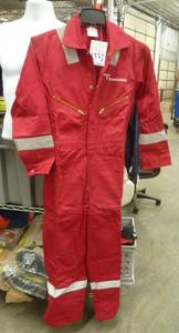 New Coveralls mens 36 short, Red, 100% cotton