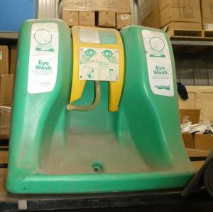 Warehouse eye wash station