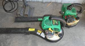 2 WeedEater 25cc Gas Blowers
