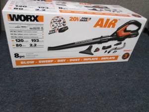 Worx 20V Lithium Ion SweeperBlower...