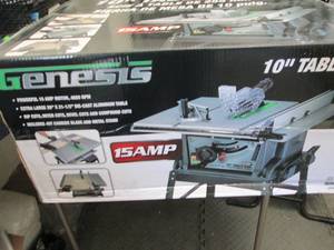 Genesis 15-Amp 10 Table Saw with S...