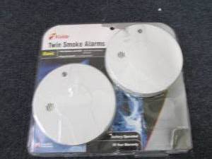2 Kidde Basic Smoke Alarms open box...