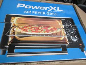 PowerXL Air Fryer Grill open box, p...
