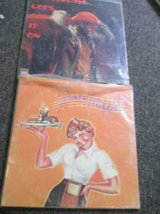 lot 37 image: 2 records marvin gaye lets get it o...