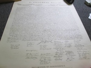 lot 47 image: declaration of independence nationa...
