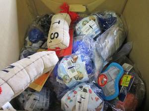 lot 74 image: box of dog chew toys ...