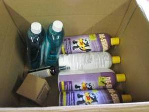 lot 80 image: box of deskunk , dog oral care  and...