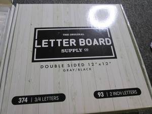 lot 94 image: 2 the original letter boards double...