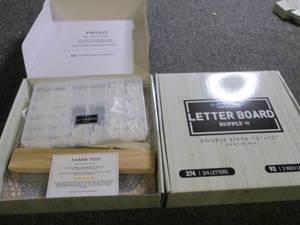 lot 96 image: 2 the original letter boards double...