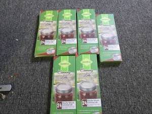 lot 100 image: 6 packages of 24 regular mouth cann...