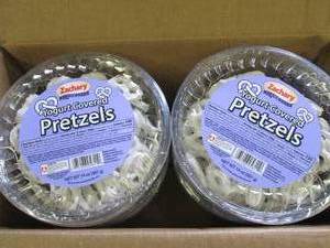 lot 121 image: 414oz packs of yougurt covered pre...