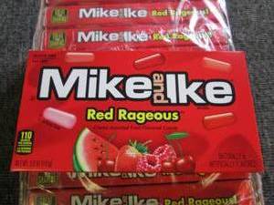 lot 139 image: 125oz packs of mike and ike red ra...