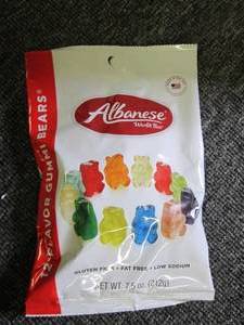 lot 144 image: 127.5oz bags of albanese 12 flavor...