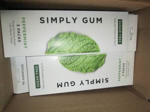 lot 162 image: 113 packs of simply gum best buy 3...