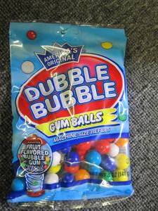 lot 164 image: 75oz bags of dubble bubble gum bal...
