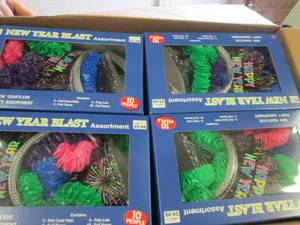lot 177 image: box of 12 new years eve party kits ...