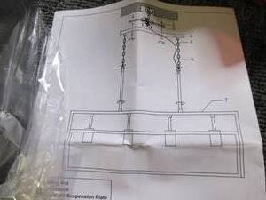 lot 191 image: new light fixture...