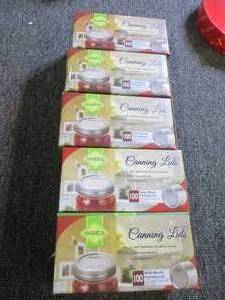 lot 206 image: 500 wide mouth canning lids ...