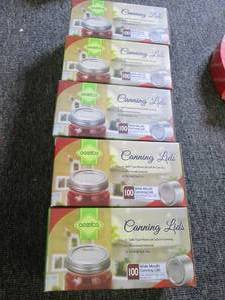lot 207 image: 500 wide mouth canning lids ...