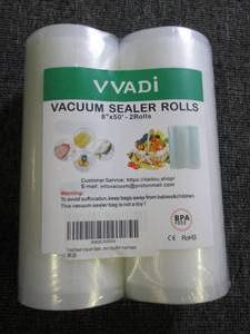lot 220 image: 2 new 8 inch x 50 foot vacuum sealer...