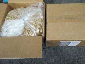 lot 262 image: 12 pounds of sunflower seeds packag...