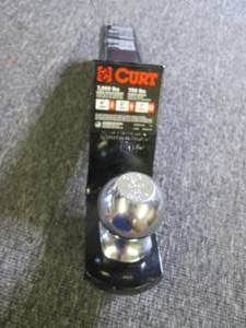 lot 276 image: curt drop hitch with 2 inch ball ...