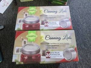 lot 280 image: 10 boxes of 36 wide mouth canning l...