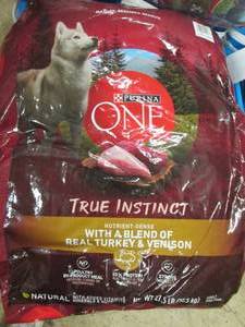 lot 329 image: 27.5 lbs of purina one true instinc...