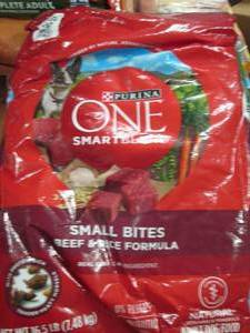 lot 348 image: 16.5lb of purina one smart blend sm...