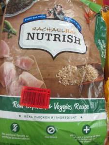 lot 358 image: 14lbs of rachel ray nutrish real ch...