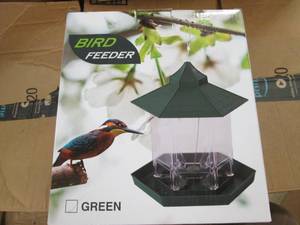 lot 382 image: green bird feeder ...