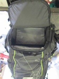 lot 404 image: spiderwire fishing backpack with 3 ...