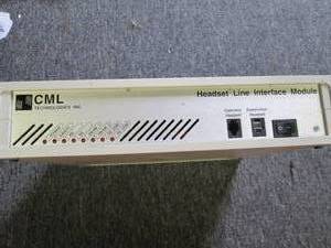 lot 423 image: CML technologies headset interface ...