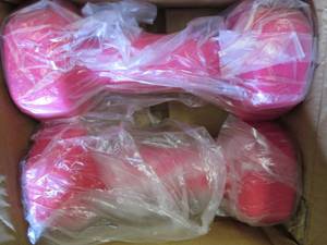 lot 435 image: 22.5kg weights with band ...