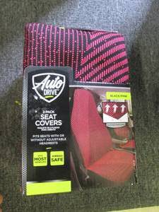 lot 455 image: auto drive 2-pack seat covers ...