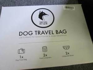 lot 456 image: dog travel bag ...