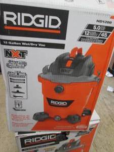 lot 462 image: rigid 12 gallon wet dry vacuum powe...