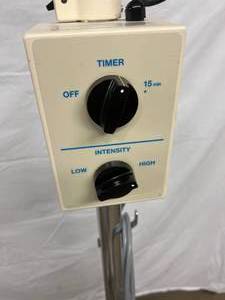 Olympic Medical 10170 Medical Infant Baby Animal Mobile Adjustable Warming Lamp Radiant Light &amp Heat Or Infrared Heat - Adjustable Height &amp Safety Timer - Great Working Condition