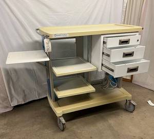 EndoChoice EndoCart Mobile Organization Storage Cart With 3 Drawers