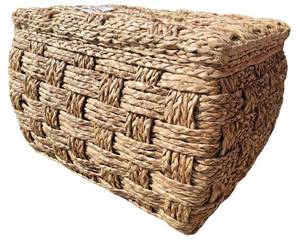 Beautiful Vintage Hand-Woven Chest 24 x 18 x 17.5