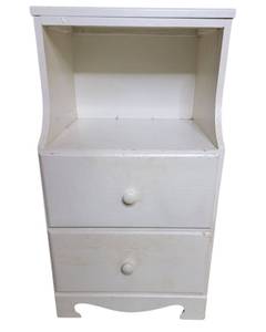 Vintage Shabby Chic Bedside Cabinet- Length 14.5 x 10 x 26