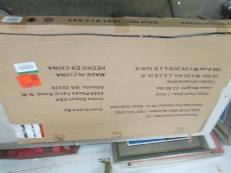 lot 173 image: Steel Shelf Set in Black (36 in. W ...