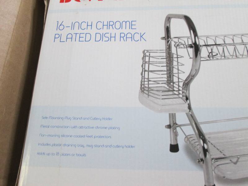 lot 37 image: better chef 16 inch chrome plated d...