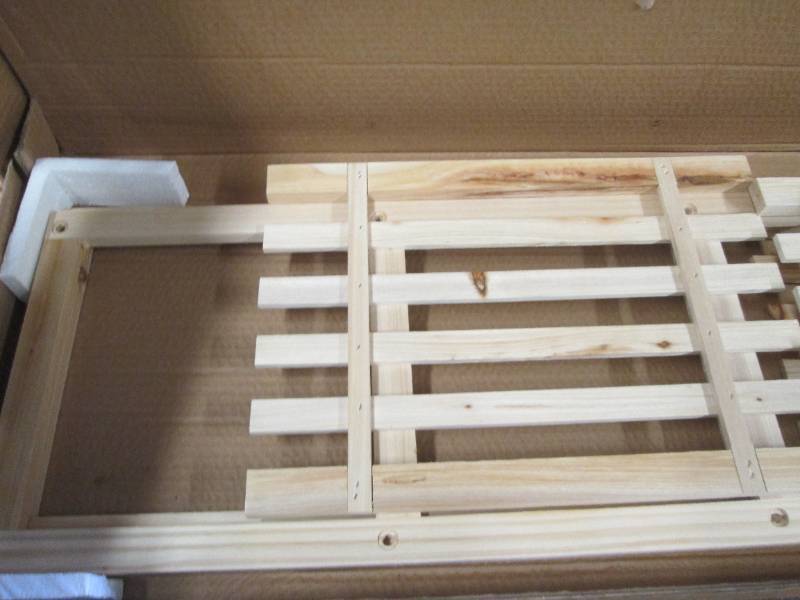 lot 150 image: 5-tier wood storage rack ...
