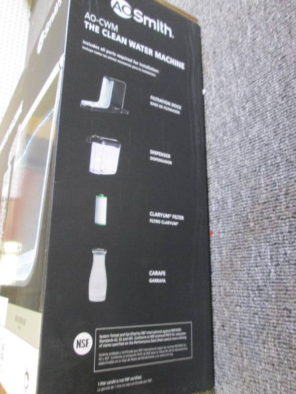 lot 229 image: AO smith the clean water machine ad...