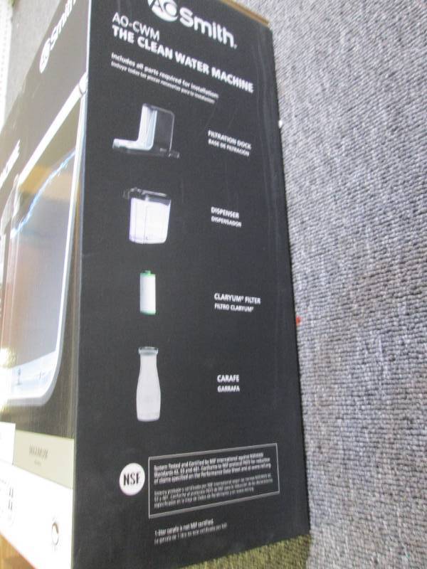 lot 231 image: AO smith the clean water machine ad...