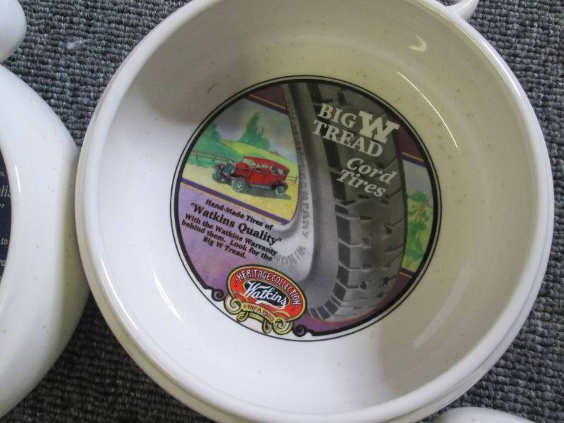 lot 52 image: 4 heritage collection watkins bowls...