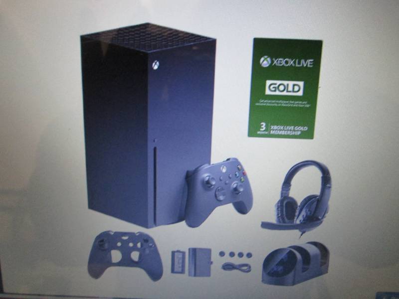 lot 1 image: Microsoft Xbox Series X 1TB Digital...