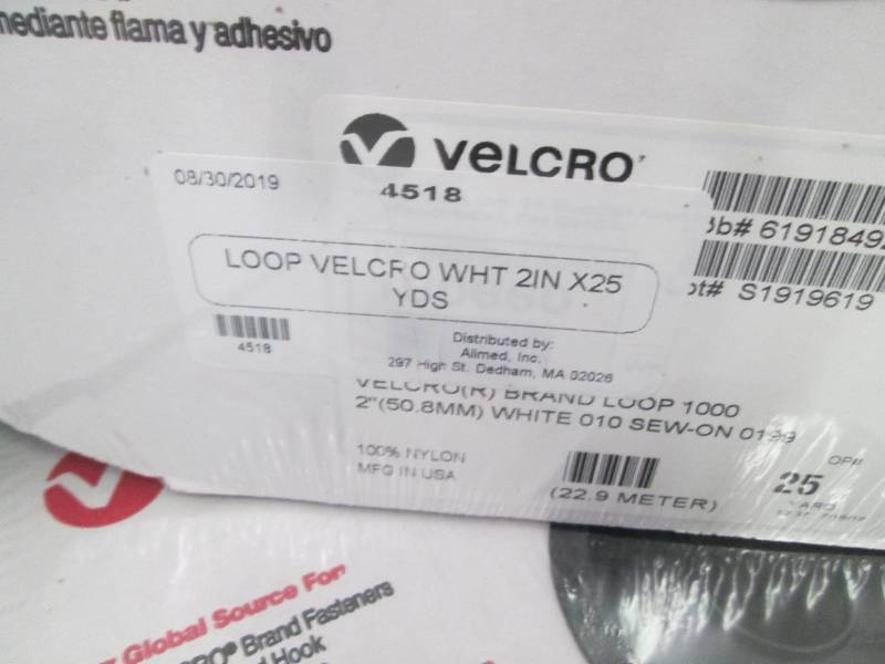 lot 269 image: 4- Rolls VELCRO� BRAND SEW-ON TAPE...